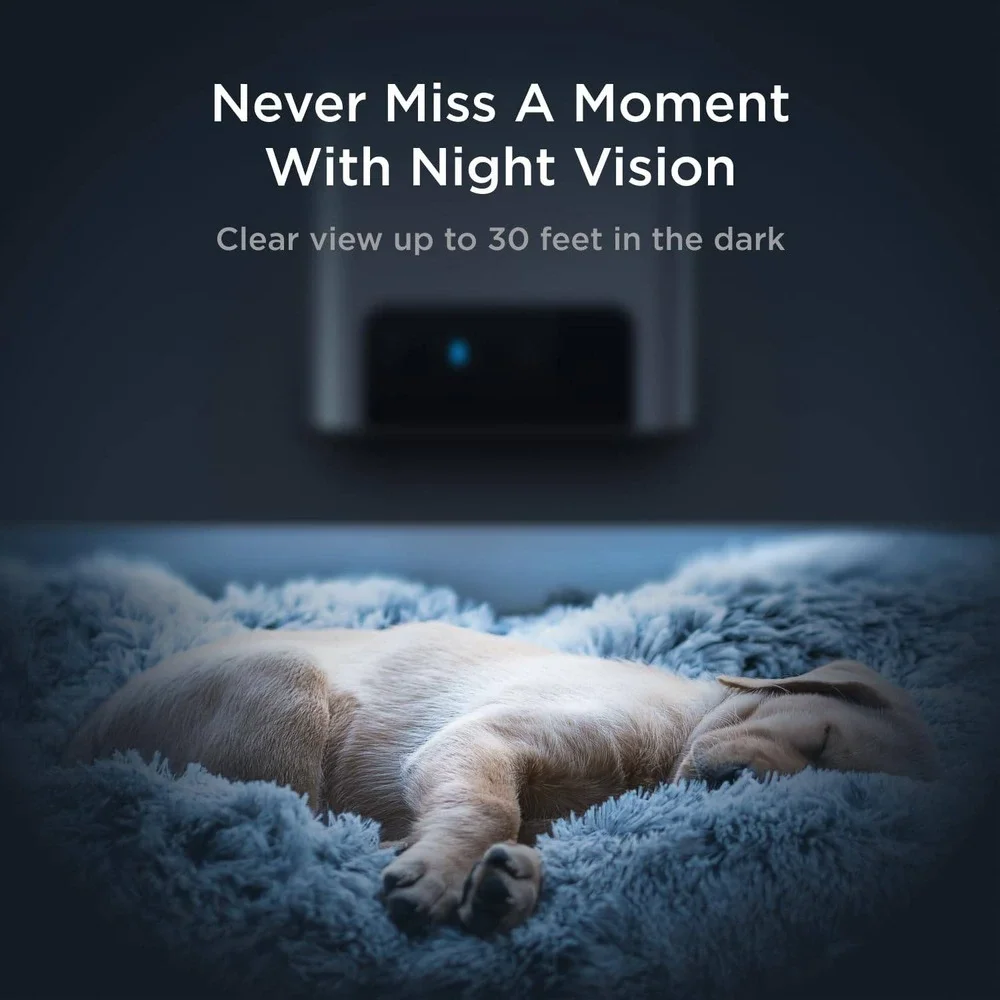 Petcube‎ Bites 2 Lite WiFi Pet Camera Treat Dispenser 1080p HD Night Vision